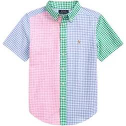 Polo Ralph Lauren Boy's Oxford Short Sleeve Fun Shirt - Gingham Funshirt