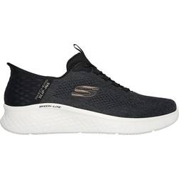 Skechers Herr PRO träningsskor, Black Mesh/Gray Trim, UK, Svart nät grå trim, 41.5