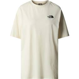 The North Face Women's Oversized Simple Dome T-shirt White Dune