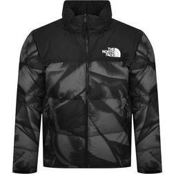 The North Face Men's 1996 Retro Nuptse Jacket - Smoked Pearl Garment Fold Print