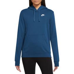 Nike Sportswear Club Fleece Women's Pullover Hoodie - Court Blue/White