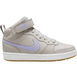 Nike Court Borough Mid 2 GSV - Light Orewood Brown/Bronzine/Lilac Bloom