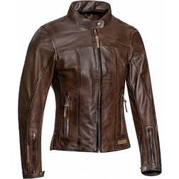 Ixon Crank Air, Lederjacke Damen Braun Damen