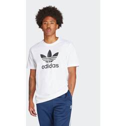 adidas T-Shirt adicolor Trefoil IV5353 Weiß Regular Fit