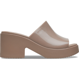 Crocs Brooklyn High Shine Heel - Latte