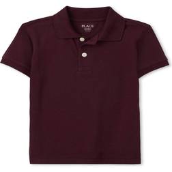 The Children's Place Boy's Uniform Pique Polo - Redwood