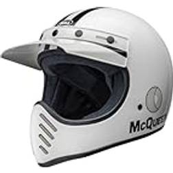 Bell Crosshjelm Moto-3 McQueen, Hvid/Sort