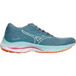 Mizuno Wave Rider 26 Women's Running Shoes /White/Lightoorang