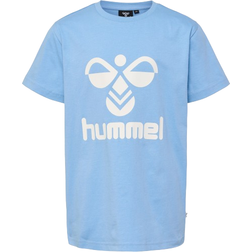 Hummel Kid's Tres T-shirt - Dusk Blue