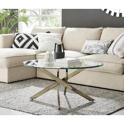 Furniturebox Novara Gold Coffee Table