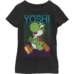 Nintendo Kid's Yoshi Run Graphic Tee - Black