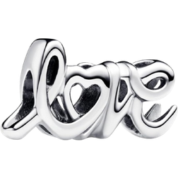 Pandora Handwritten Love Charm - Silver