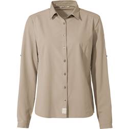 Vaude Women's Rosemoor L/S Shirt IV Blouse 40, sand