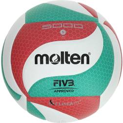 Molten 5000 Volleyball Green Red