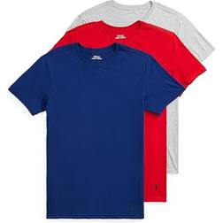 Polo Ralph Lauren Slim Fit Cotton Crewneck Tee 3-pack - Multi