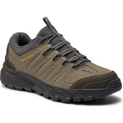 Skechers Dynamite at Trekking Low Cut - Natural Synthetic Mesh Gray