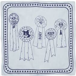 Hay Dogs Scarf 55 x 55 Light Blue W55 L55