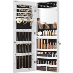 Songmics Wall Mounted Jewelry Cabinet - White