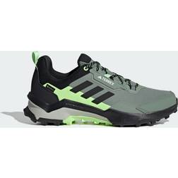 Adidas Terrex AX4 GORE-TEX Hiking Shoes Silver Green Mens