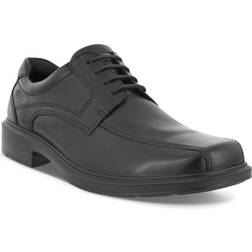ecco Men's Helsinki Classic Lace-up Bike Toe Shoe Leather Black