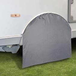 Proplus Radschutzhülle Wohnmobil Wohnwagen Radabdeckung 77x60cm