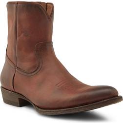 Frye Men's Austin Inside zip Boots Cognac Leather
