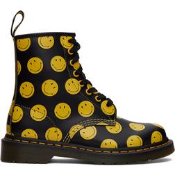 Dr. Martens 1460 Smiley Smooth Leather Lace Up - Black