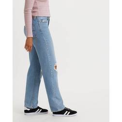 Levi's Women's Mid-Rise '94 Baggy Jeans Caution Hot Pants