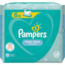 Pampers Fresh Clean Baby Wipes 312pcs
