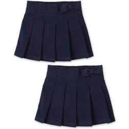 The Children's Place Toddler Uniform Bow Pleated Skort 2-pack - Tidal (3011110_IV)