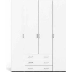 Furniture To Go Space White Wardrobe 154x200.4cm