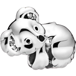 Pandora Koala Charm - Silver/Transparent