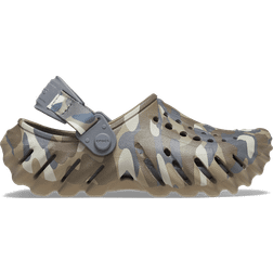 Crocs Kid's Echo Camo Redux Clog - Charcoal