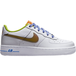 Nike Air Force 1 LV8 GS - White/Medium Blue/Magma Orange/Multi-Color