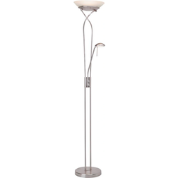 Brilliant Ollie White/Nickel Bodenlampe 180cm