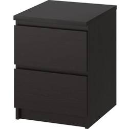 IKEA MALM Black/Brown Chest of Drawer 40x55cm