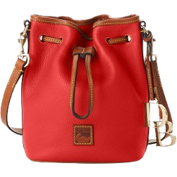 Dooney & Bourke Pebble Grain Small Drawstring Bag - Red