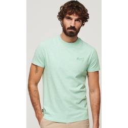 Superdry Vintage Logo Emb Tee - Light Mint Green Marl