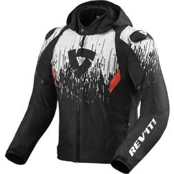 Rev'it! Revit Quantum H2O Motorcycle Textile Jacket, black-white