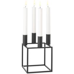 Audo Copenhagen Cube Black Candelabro 20cm