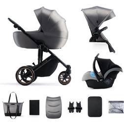 Kinderkraft Barnevogn Prime 2 3in1 Mink Pro Shadow