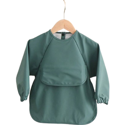 Shein Long Sleeve Pu Reversible Baby Bib