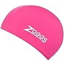 Zoggs Unisex Stretch Swimming Cap Pink One Size UK