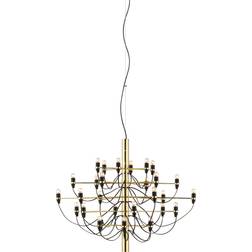 Flos 2097/30 Clear/Brass Pendelleuchte ∅ 88cm