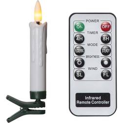 Star Trading Flamme White Julgransbelysning 10 Lampor 10st
