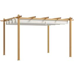 OutSunny Retractable Pergola