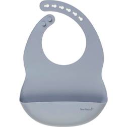 Saro Baby Nordic Silicone Bib Blue