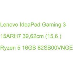 Lenovo ideapad gaming 3 15arh7 39,62cm