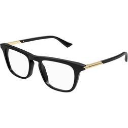 Bottega Veneta BV1264O 001 Black Size Free Lenses HSA/FSA Insurance Blue Light Block Available