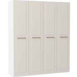 Westwing Collection Modular Hinged Charlotte Beige Garderob 200x236cm